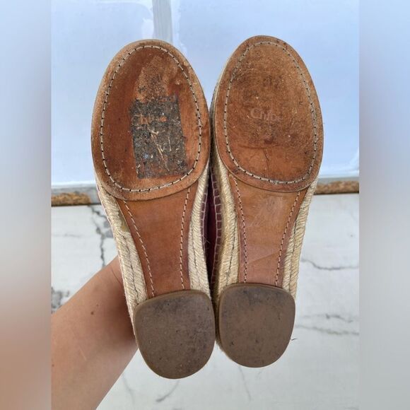 CHLOÉ
'LAUREN' SUEDE ESPADRILLES SIZE 36 - Picture 7 of 12